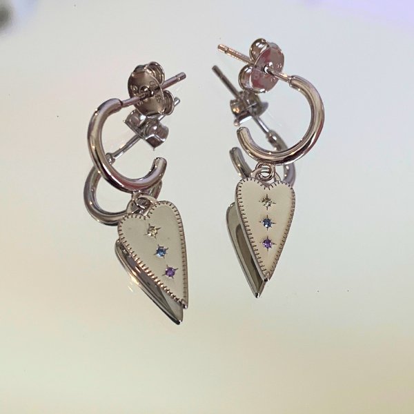 Silver Earrings - Coniifer Design Studio