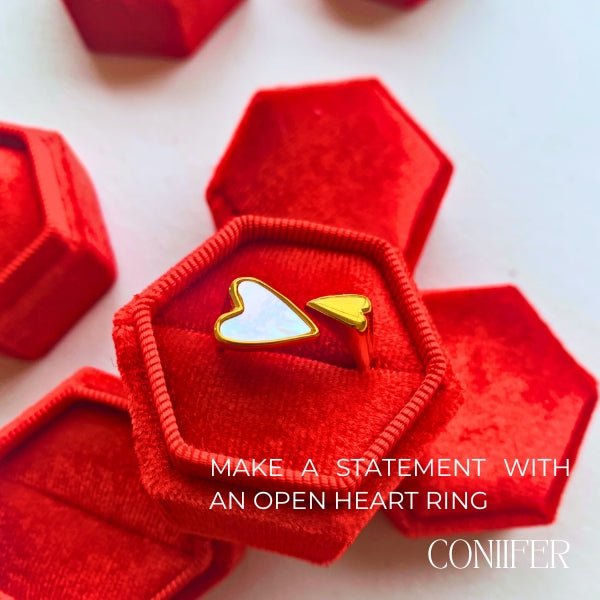 $2 OPEN HEART RING | IMPERFECTEarringsConiifer Design Studio Jewellery