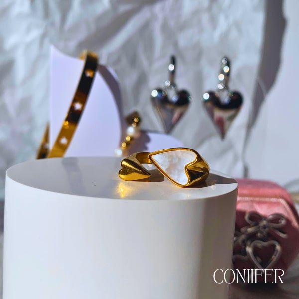 $2 OPEN HEART RING | IMPERFECTEarringsConiifer Design Studio Jewellery