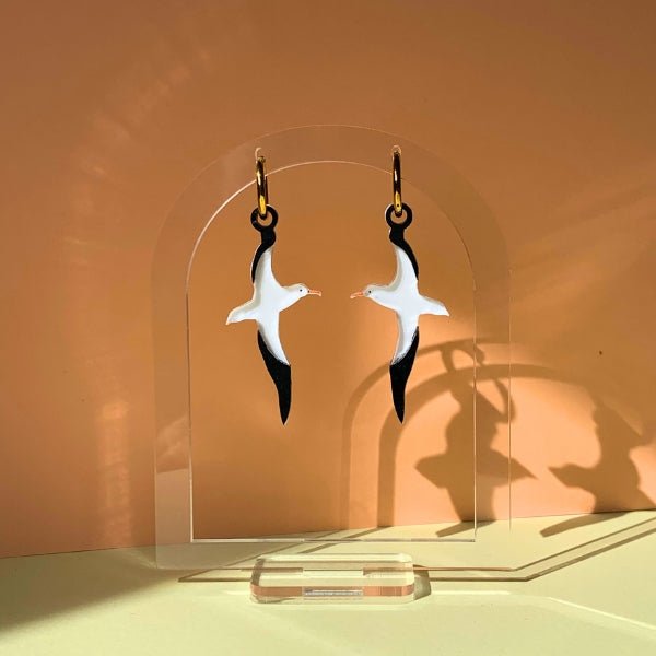 Albatross Huggie EarringsEarringsConiifer Design Studio Jewellery