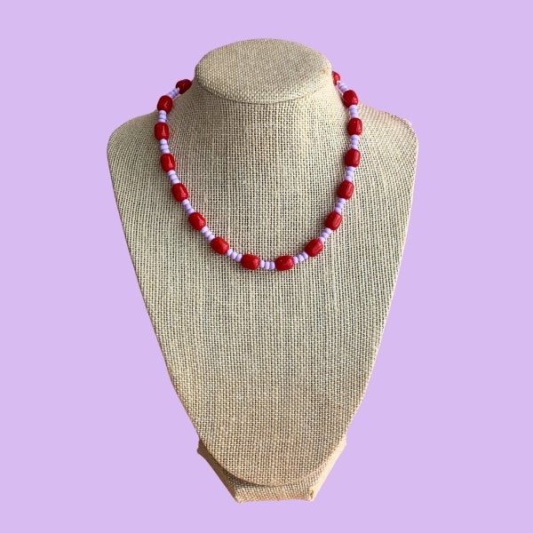 Crimson Sky Beaded NecklaceNecklaceConiifer Design Studio Jewellery