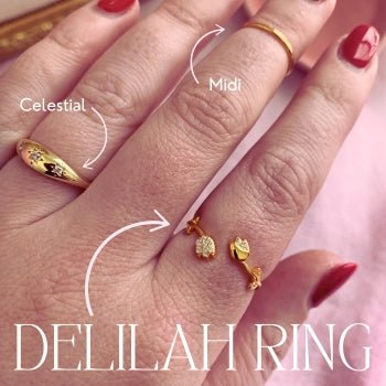 Delilah Floral Open RingRingsConiifer Design Studio Jewellery