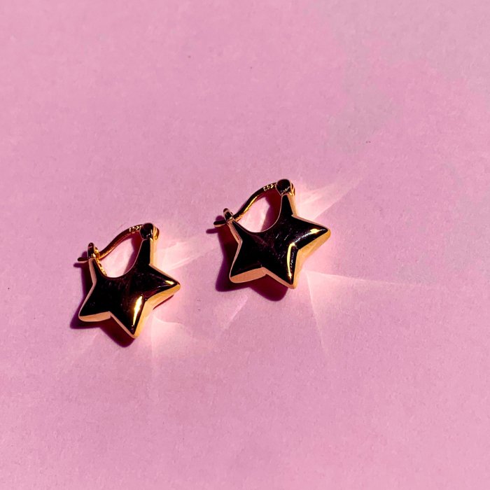 Elsa Star Hoop EarringsEarringsConiifer Design Studio Jewellery