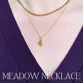 Meadow Flower Charm NecklaceRingsConiifer Design Studio Jewellery