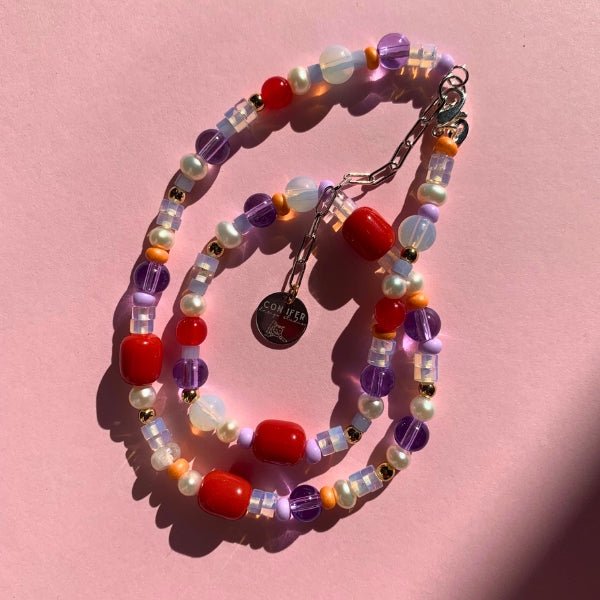 Sunset Beaded NecklaceNecklaceConiifer Design Studio Jewellery