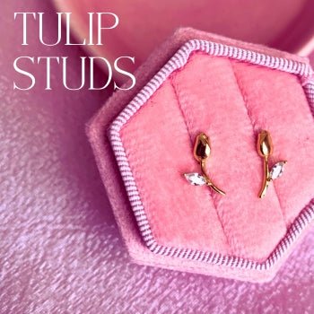 Tulip StudsEarringsConiifer Design Studio Jewellery