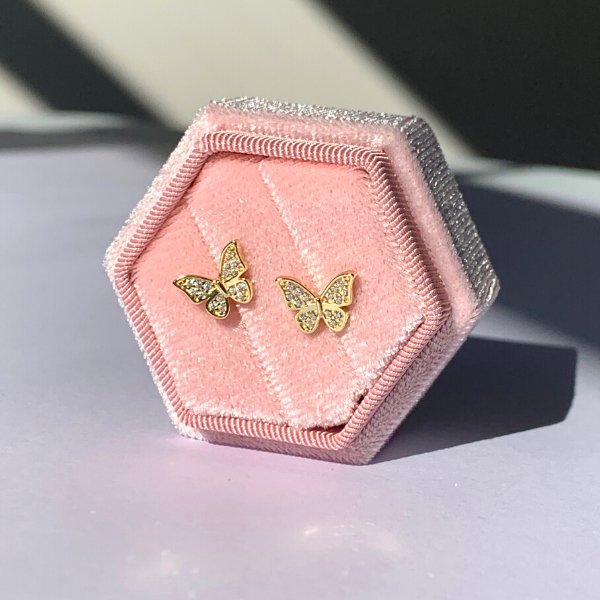 Selena Butterfly StudsEarringsConiifer Design Studio