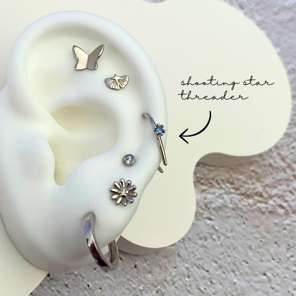 Shooting Star Threader EarringsEarringsConiifer Design Studio Jewellery